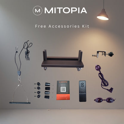 Mitopia Radiance Pro 1500W Advanced Red Light Therapy Panel with IR, NIR