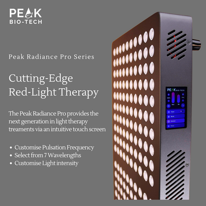 Mitopia Radiance Pro 1500W Advanced Red Light Therapy Panel with IR, NIR