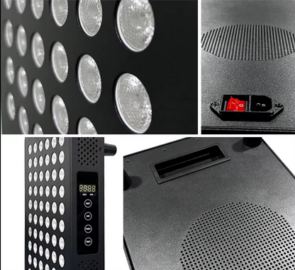 Mitopia Radiance 1500W Red Light Therapy – Full Body IR & NIR Panel - Black